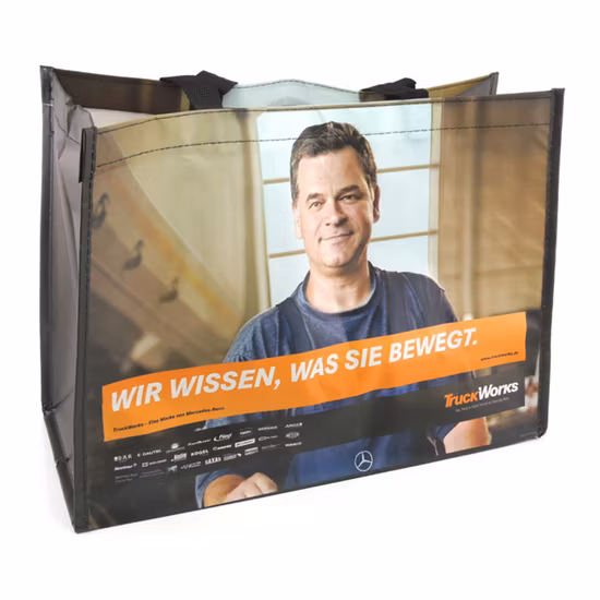 Promotional Custom PP Woven Non Woven RPET Laminated Reusable Shopping Bags