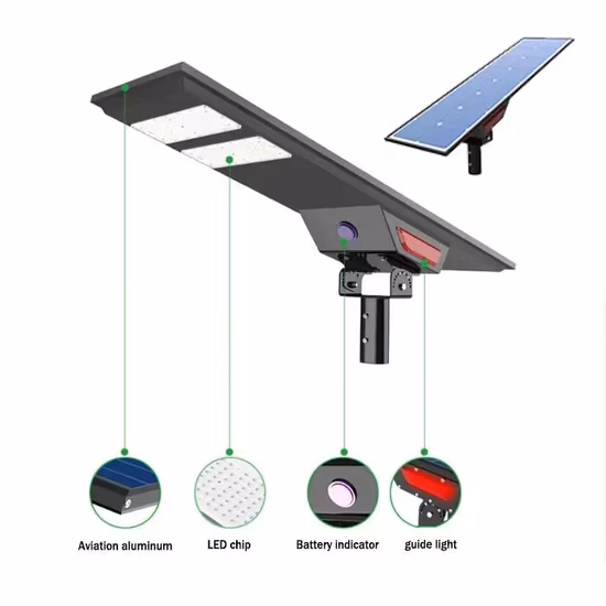 Undp Supplier Factory Direct IP65 Bridgelux 50W Solar LED Street Lighting System Price
