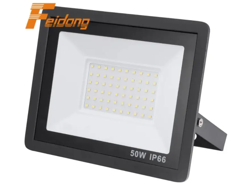 High Power Waterproof Outdoor IP66 SMD2835 50W 100W 200W 300W Stadium Garden Projector LED Flood Light